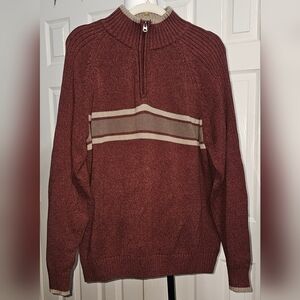 Columbia Men's 1/4 Zip Long Sleeve Pullover Sweater Sz L